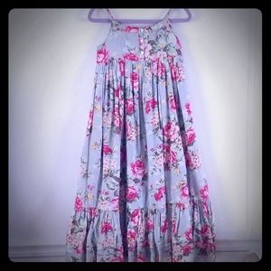 Ralph Lauren floral girls maxi dress